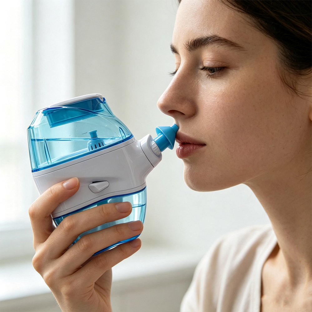 Nasal Aspirator - Limpiador Nasal Eléctrico Recargable, Irrigador Nasal,