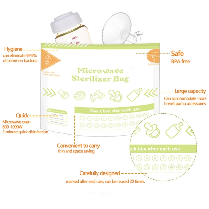10 hojas/juego de bolsas ester - Zwitsal Baby Products reseña y precio